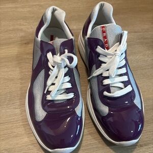 Prada America’s Cup Sneakers — Patent Leather